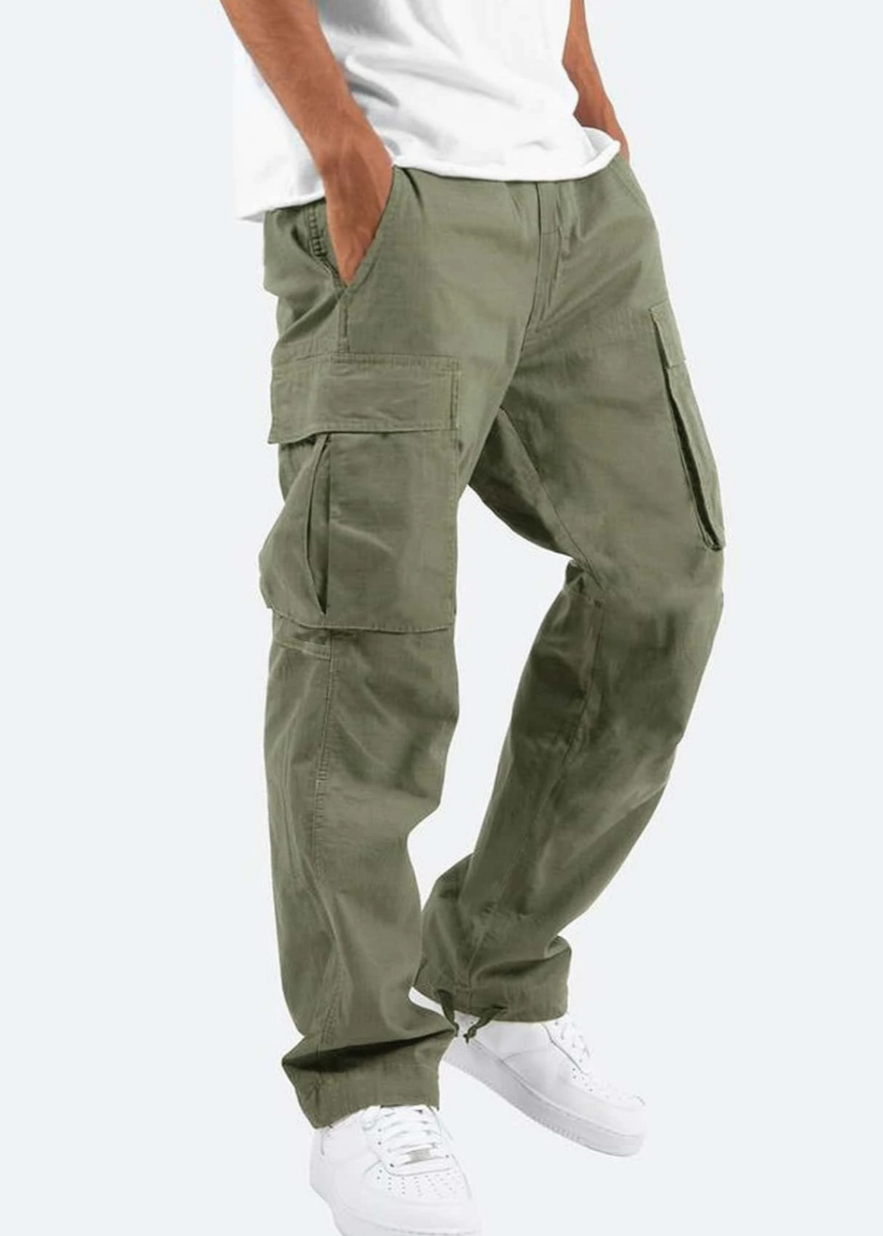 Pantaloni Cargo Uomo Con Vestibilità Comoda E Tasche Funzionali – Ideali Per Primavera, Estate, Autunno