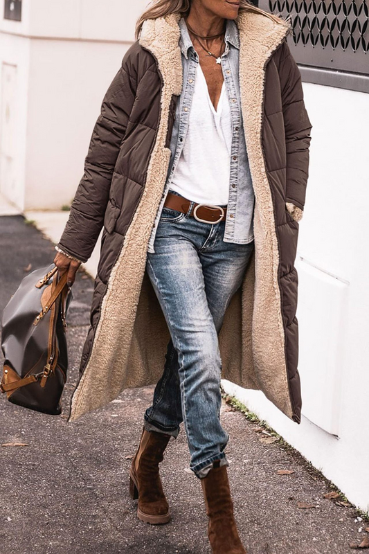 Elegante e comoda Cappotto Reversibile