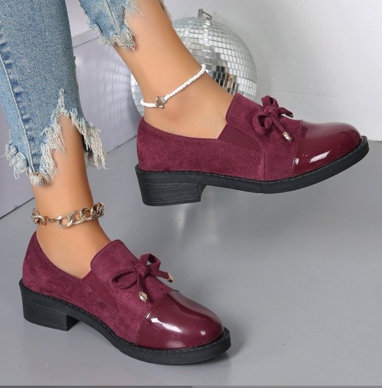 Slip-on damesko med blød støtte