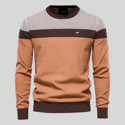 Maglione Uomo Maniche Lunghe Vestibilità Regolare Pullover