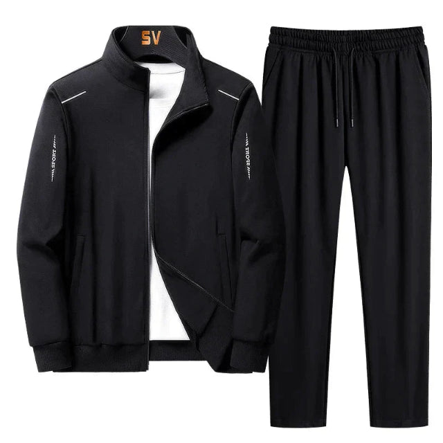 Uomo Morbido Traspirante Jogger Tracksuit Ideale per Tutte le Stagioni