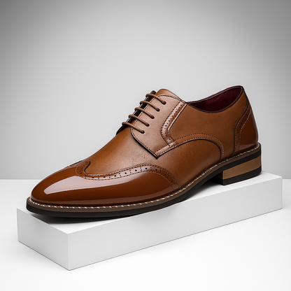 Scarpe da Uomo Brogue Punta a Labbro Dettaglio Rifinito