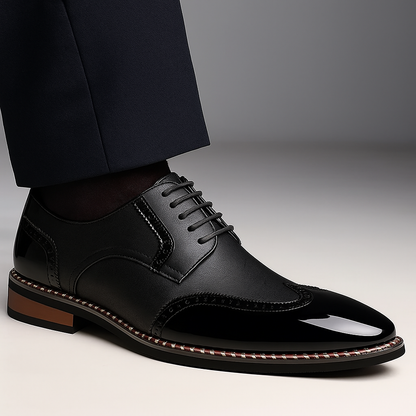 Scarpe da Uomo Brogue Punta a Labbro Dettaglio Rifinito