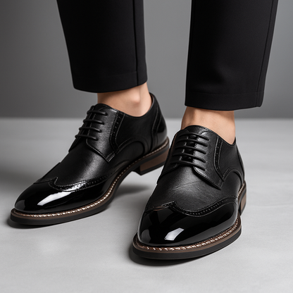 Scarpe da Uomo Brogue Punta a Labbro Dettaglio Rifinito