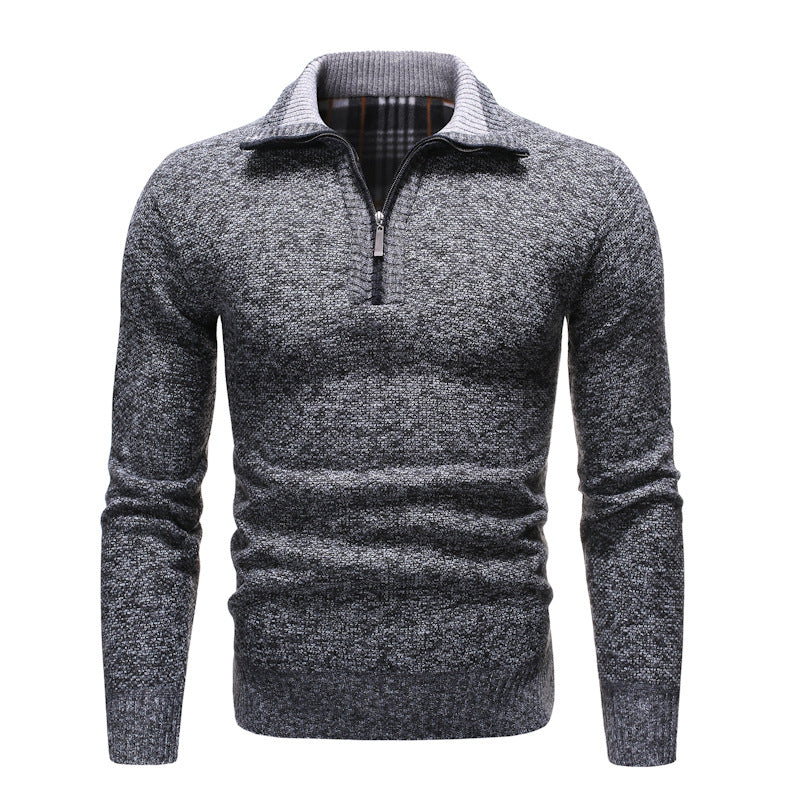Maglione da Uomo Collo a Revers Design Strutturato