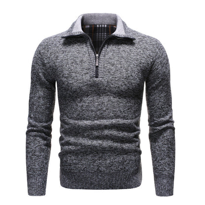 Maglione da Uomo Collo a Revers Design Strutturato