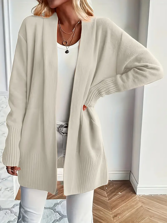 Maglione da Donna in Maglia con Girocollo e Vestibilità Rilassata
