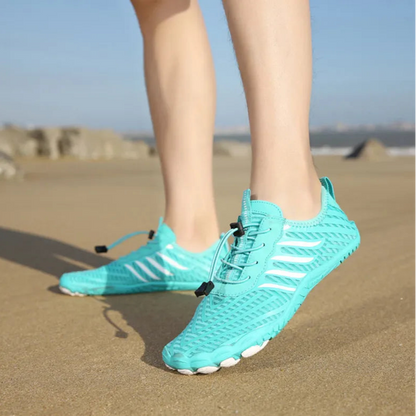 Scarpe Acquatiche Estive Uomo con Suola in Gomma Slip-On per Nuoto e Spiaggia
