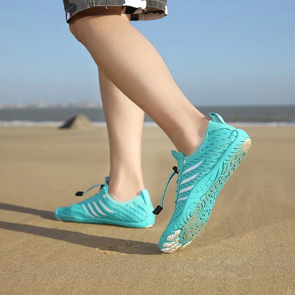 Scarpe Acquatiche Estive Uomo con Suola in Gomma Slip-On per Nuoto e Spiaggia