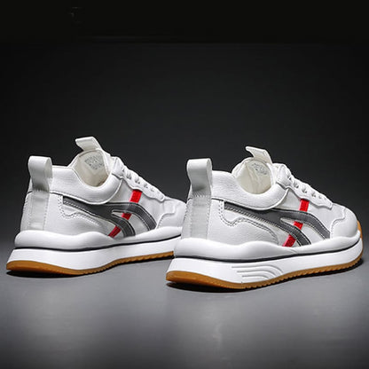 Herresommermokkasiner med rund tå og lav hæl