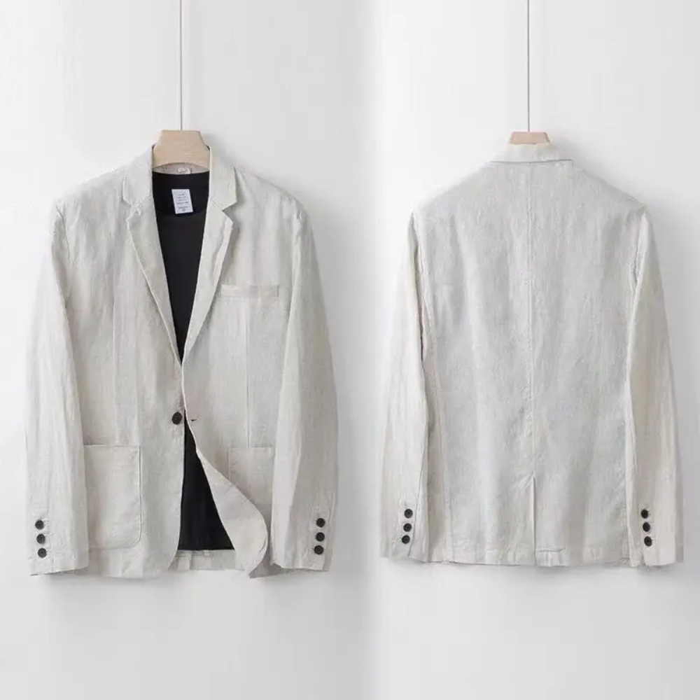 Completo Estivo da Uomo Due Pezzi con Camicia e Pantaloni a Taglio Affusolato