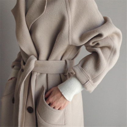 Classico Cappotto in Lana con Comfort Morbido
