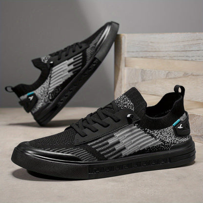 Sneakers da Uomo in Maglia con Design Bicolore e Soletta EVA