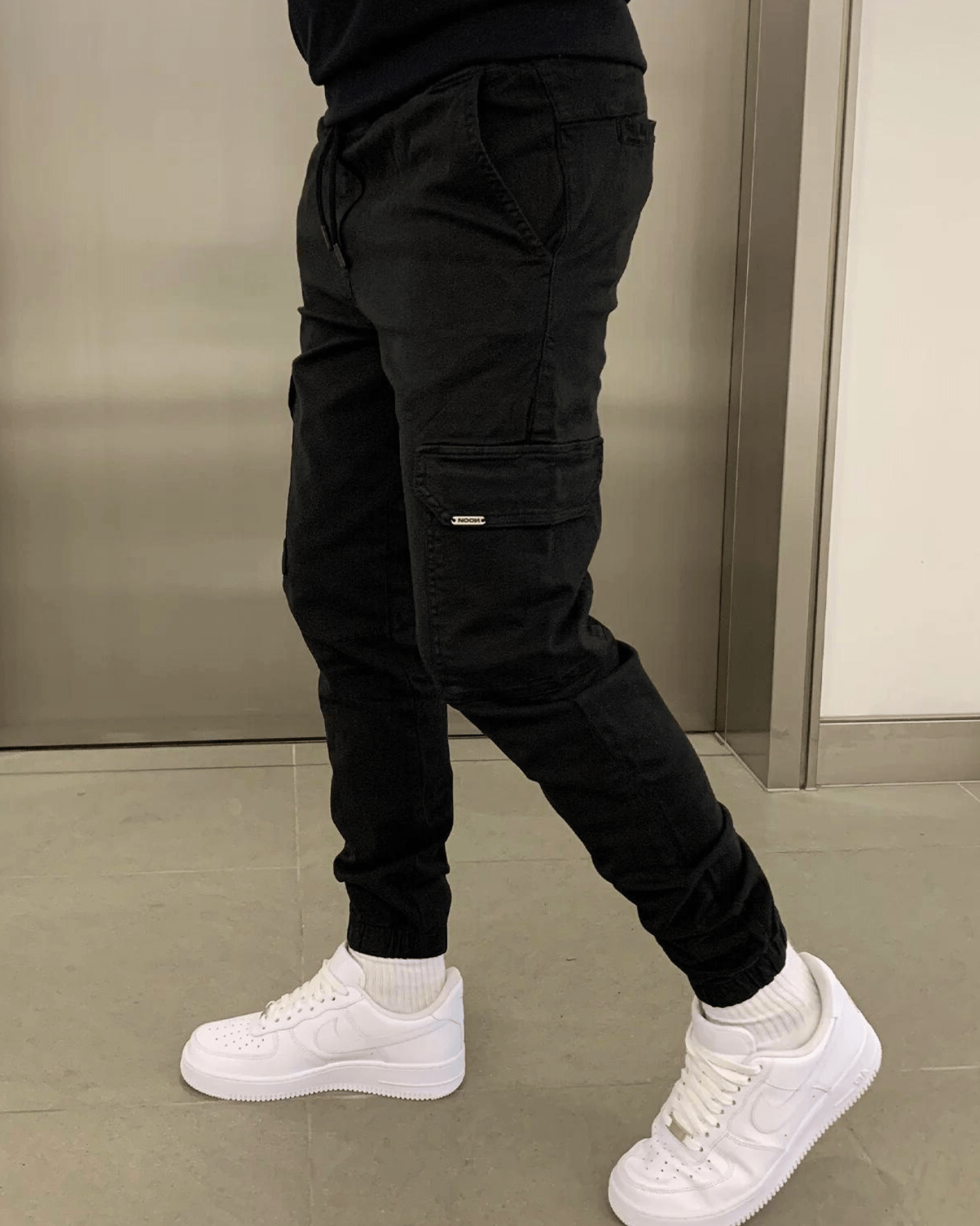 Jogger Cargo da Uomo con Vestibilità Comoda, Vita Elastica e Tasche Funzionali