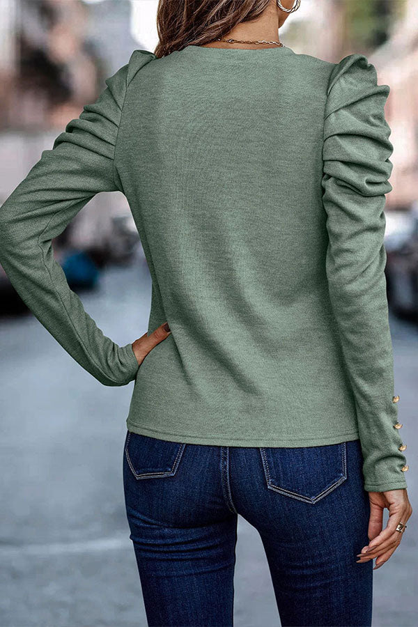 Maglia da Donna a Maniche Lunghe con Inserti in Pizzo All’Uncinetto