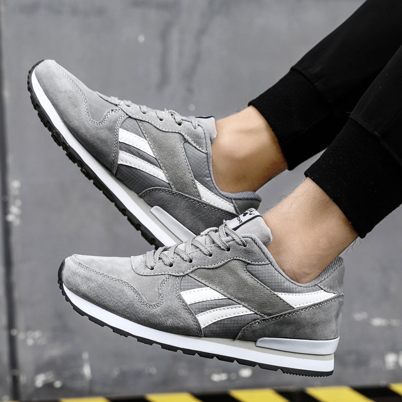 Herresko til løb med lav profil, meshfor og gummisål