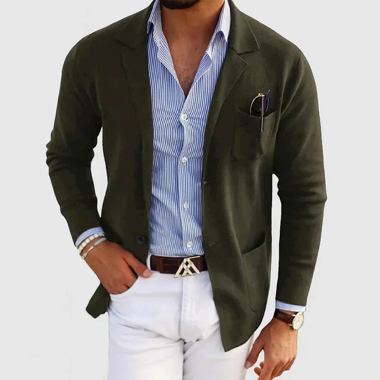 Blazer Classico Monopetto da Uomo | Ideale per Autunno e Inverno