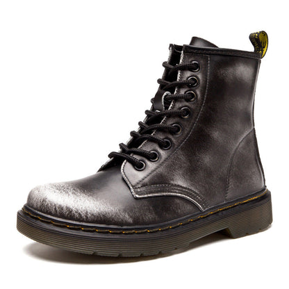 Stivali Martin in Pelle con Suola Resistente | Ideali per Autunno e Inverno
