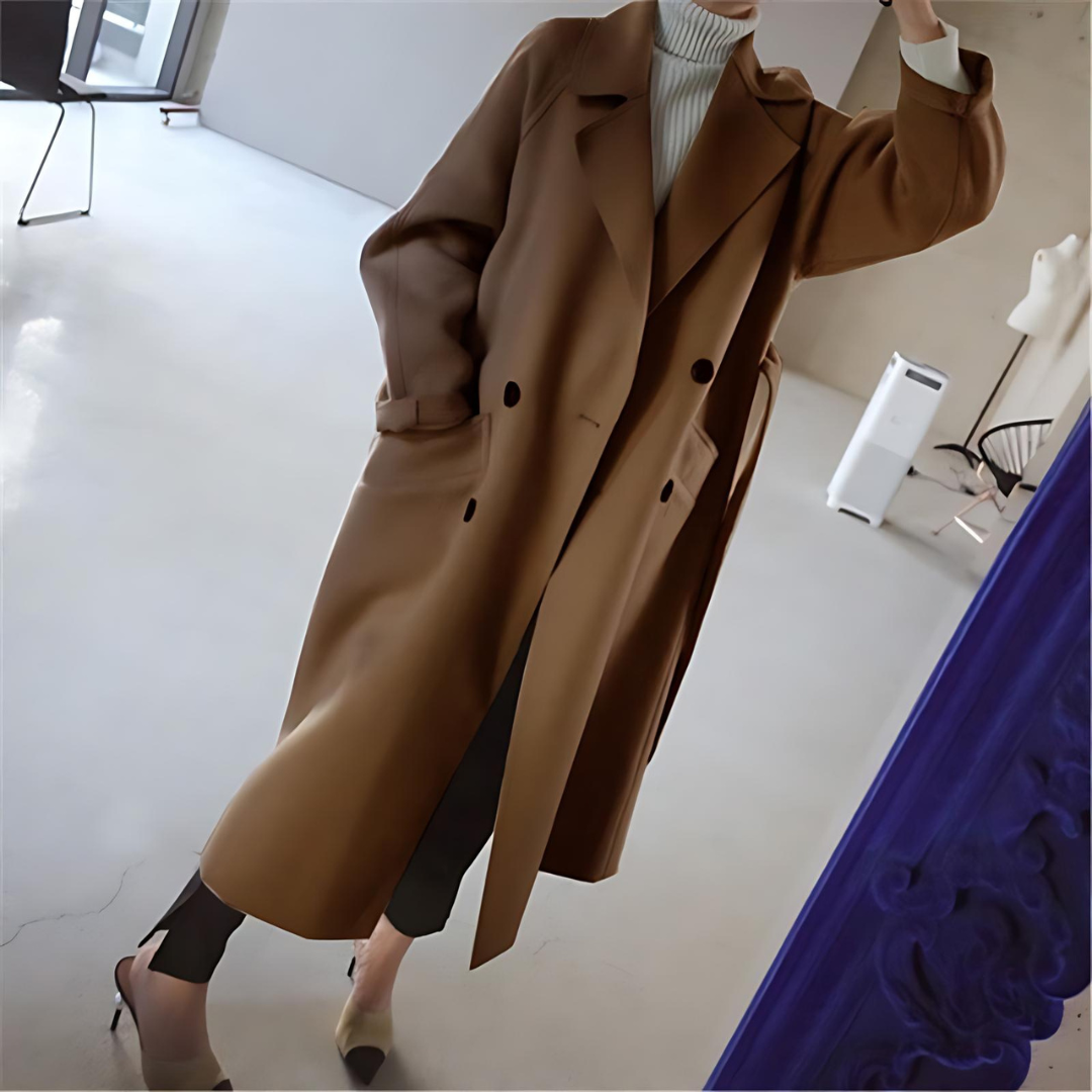 Classico Cappotto in Lana con Comfort Morbido