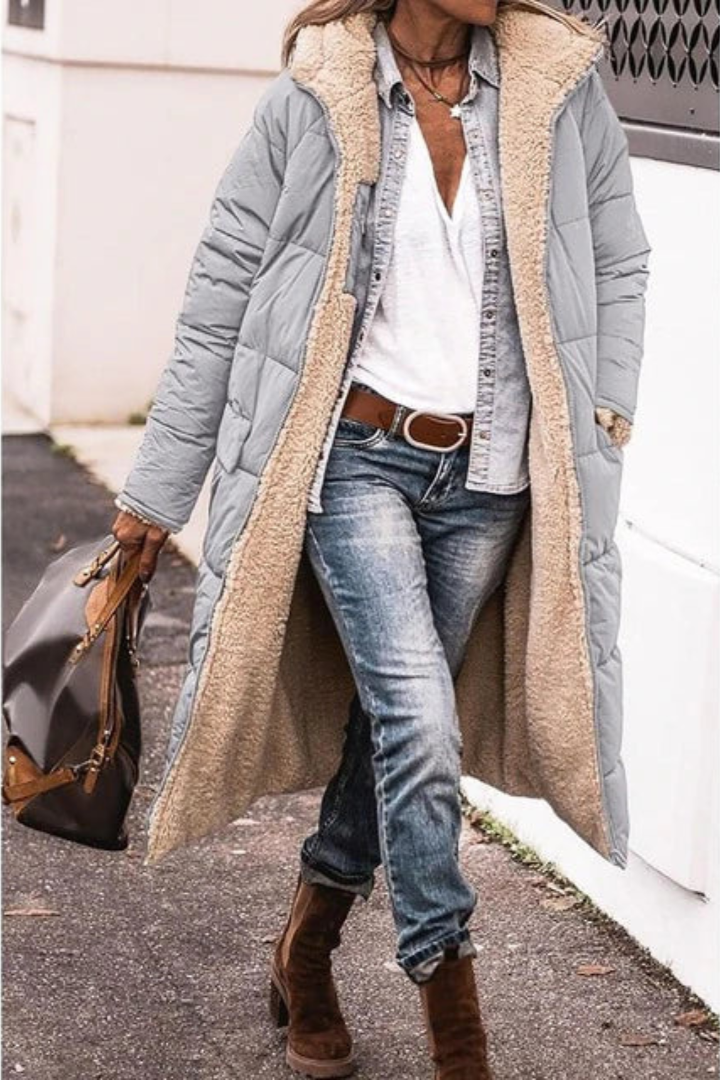 Elegante e comoda Cappotto Reversibile