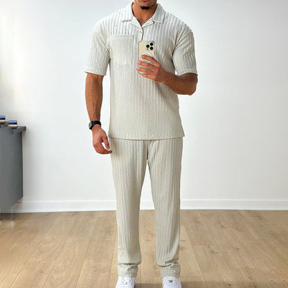 Set Polo e Pantaloni da Uomo I Ideale per l'Estate
