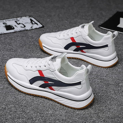 Herresommermokkasiner med rund tå og lav hæl