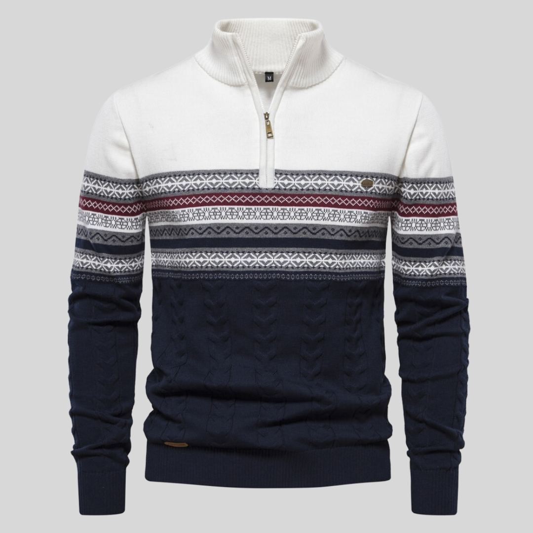 Maglione Uomo Maniche Lunghe Girocollo Pullover