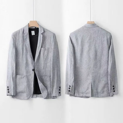 Completo Estivo da Uomo Due Pezzi con Camicia e Pantaloni a Taglio Affusolato