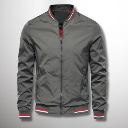 Giacca leggera da uomo idrorepellente con chiusura a zip | Ideale per primavera e autunno