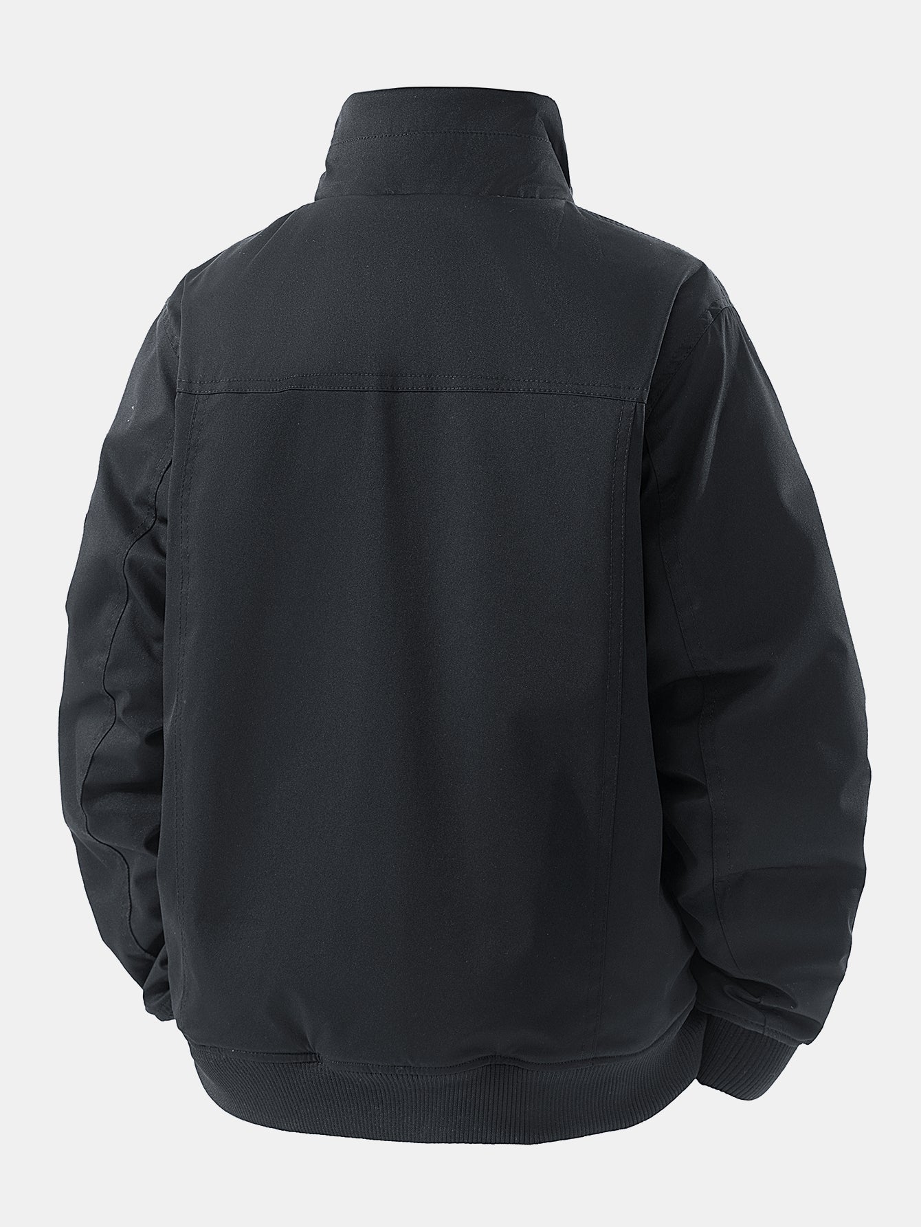 Giacca Utility Invernale da Uomo con Fodera in Pile e Polsini a Coste