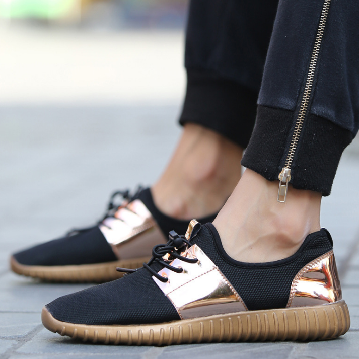 Herresneakers til foråret med mesh-overdel og gummisål