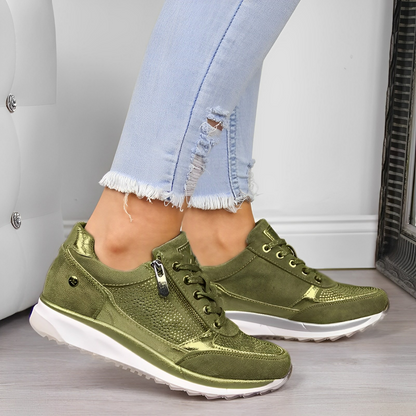 Sneakers con Zip e Suola Ammortizzata I Ideali per Tutte le Stagioni
