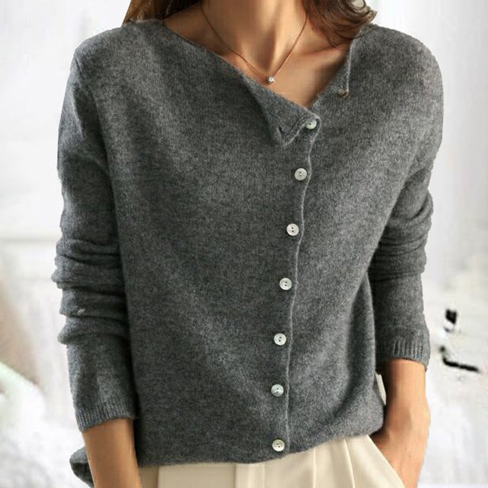 Cardigan Elegante in Cashmere di Alta Qualità Ideale per Ogni Stagione