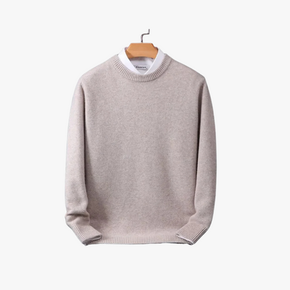 Maglione da Uomo a Girocollo in Maglia con Vestibilità Ampia