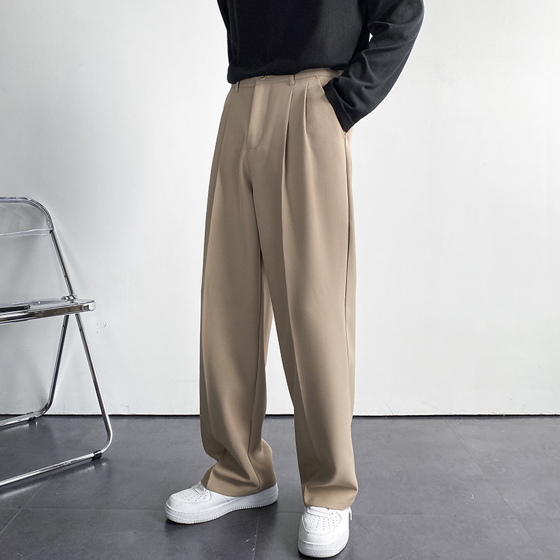 Pantaloni da Uomo Sartoriali a Taglio Netto con Linee Pulite