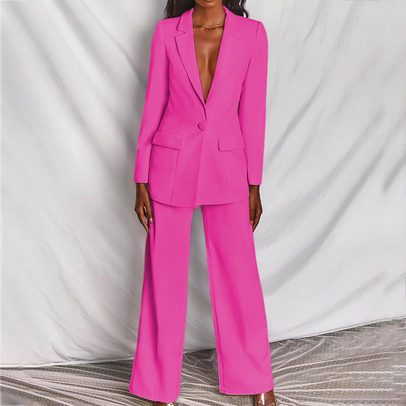Completo da donna con blazer e pantaloni | Ideale per la primavera e l'autunno
