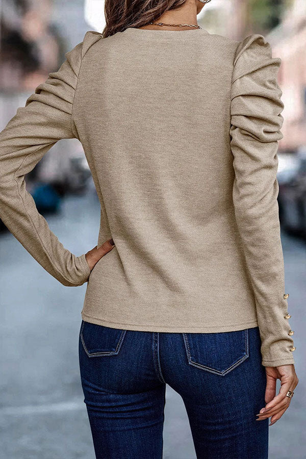 Maglia da Donna a Maniche Lunghe con Inserti in Pizzo All’Uncinetto