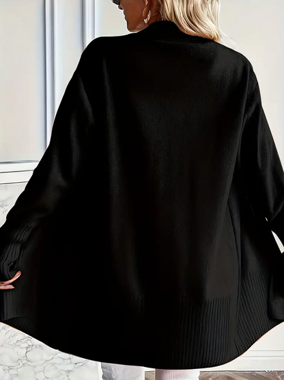 Maglione da Donna in Maglia con Girocollo e Vestibilità Rilassata