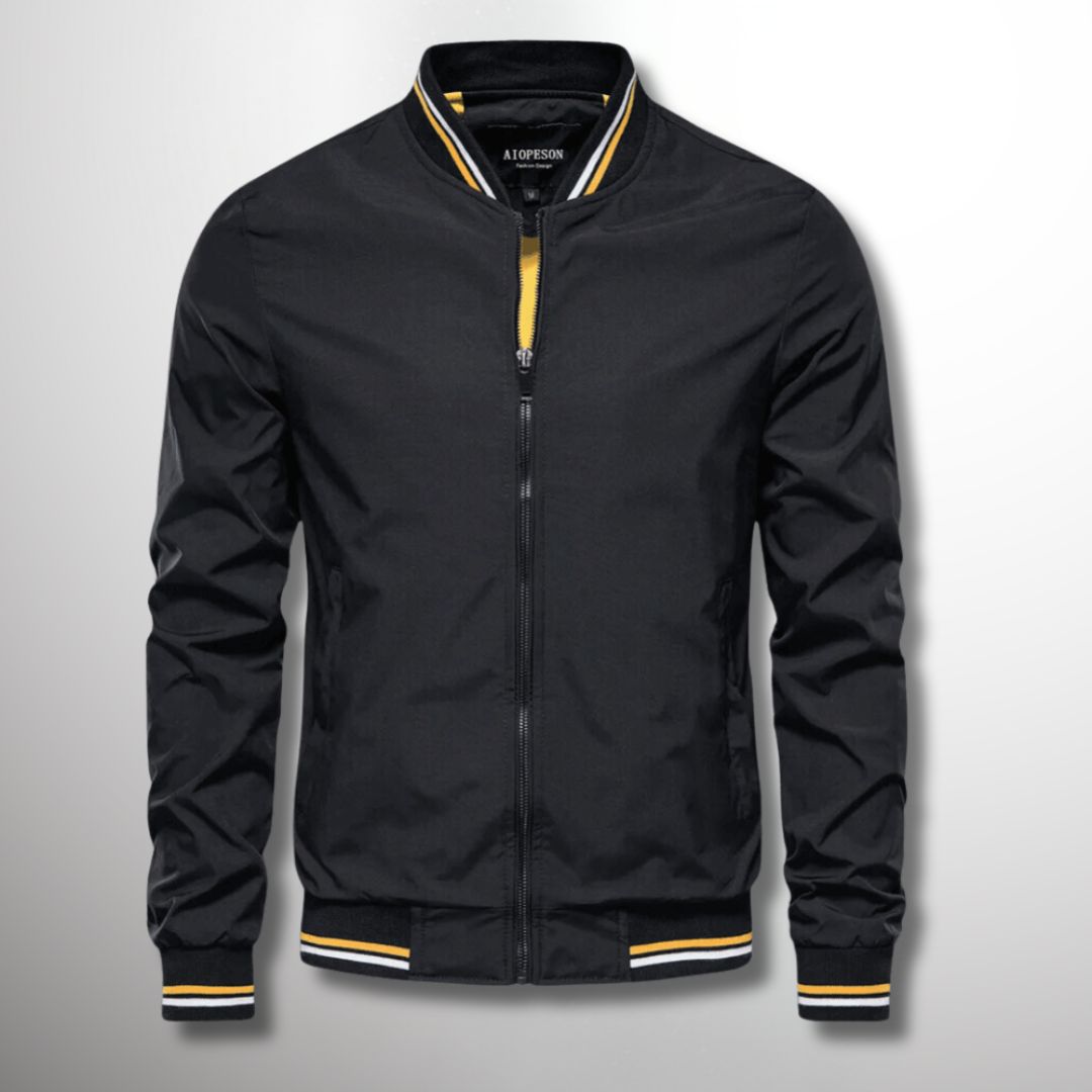 Giacca Uomo Impermeabile con Zip I Ideale per Primavera e Autunno