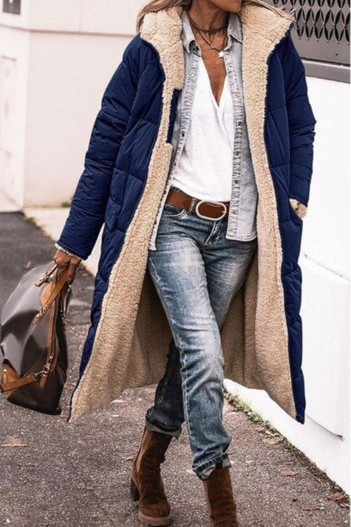 Elegante e comoda Cappotto Reversibile