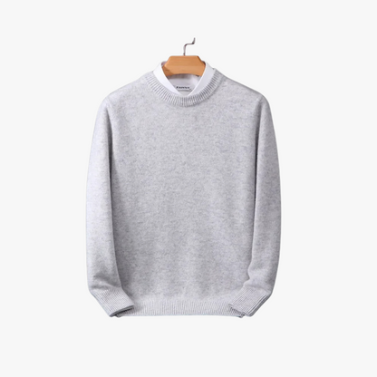 Maglione da Uomo a Girocollo in Maglia con Vestibilità Ampia