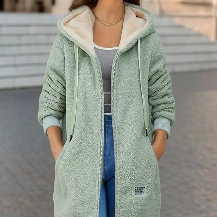 Cardigan Donna Autunno Bottoni Maniche Lunghe Maglia Liscia