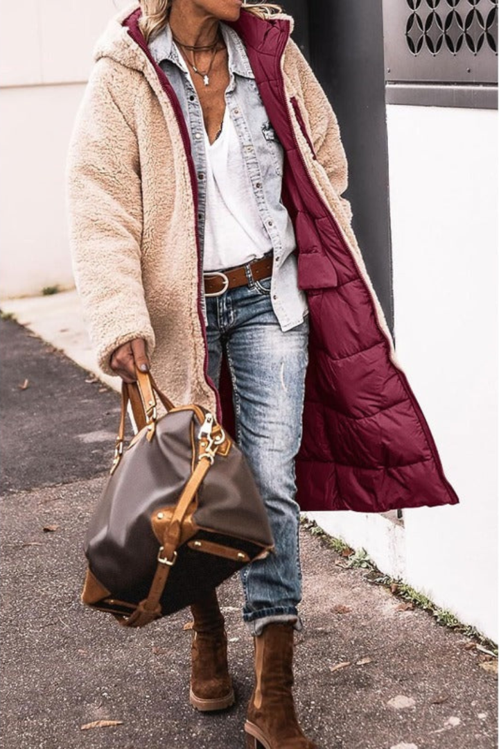 Elegante e comoda Cappotto Reversibile