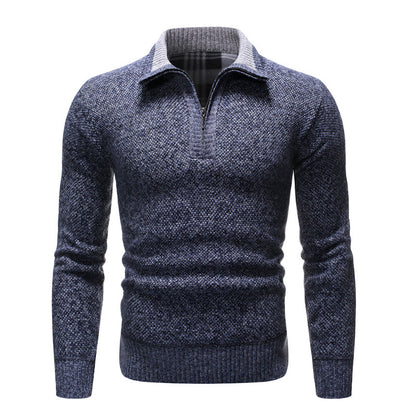 Maglione da Uomo Collo a Revers Design Strutturato
