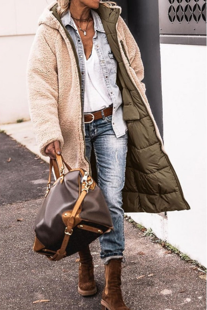 Elegante e comoda Cappotto Reversibile