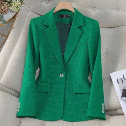Blazer da donna aderente con maniche lunghe e tasche | Ideale per autunno e inverno