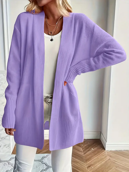 Maglione da Donna in Maglia con Girocollo e Vestibilità Rilassata