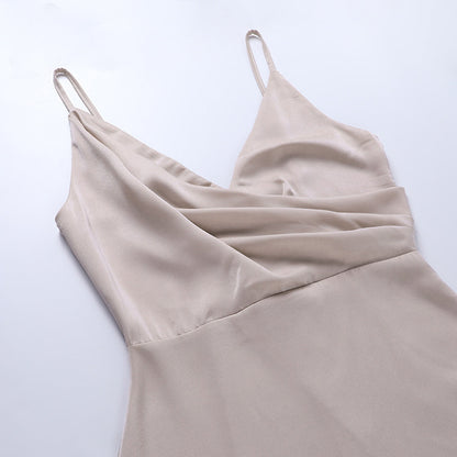 Abito Elegante Senza Maniche Maxi con Spacco Laterale