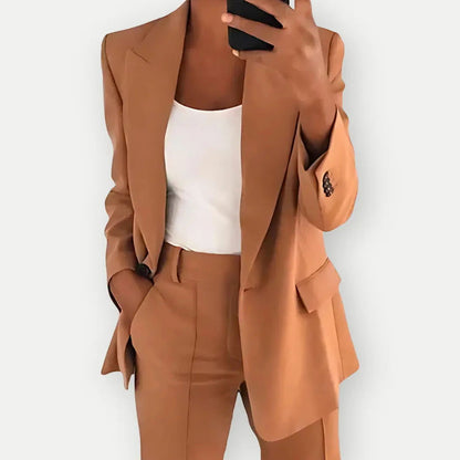 Completo Premium Giacca e Pantaloni per Donna – Ideale per Primavera/Autunno