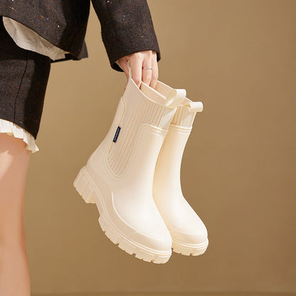 Stivali da Pioggia da Donna in Materiale Eco Resistente all’Acqua
